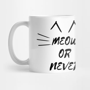 Meow or Never Mug